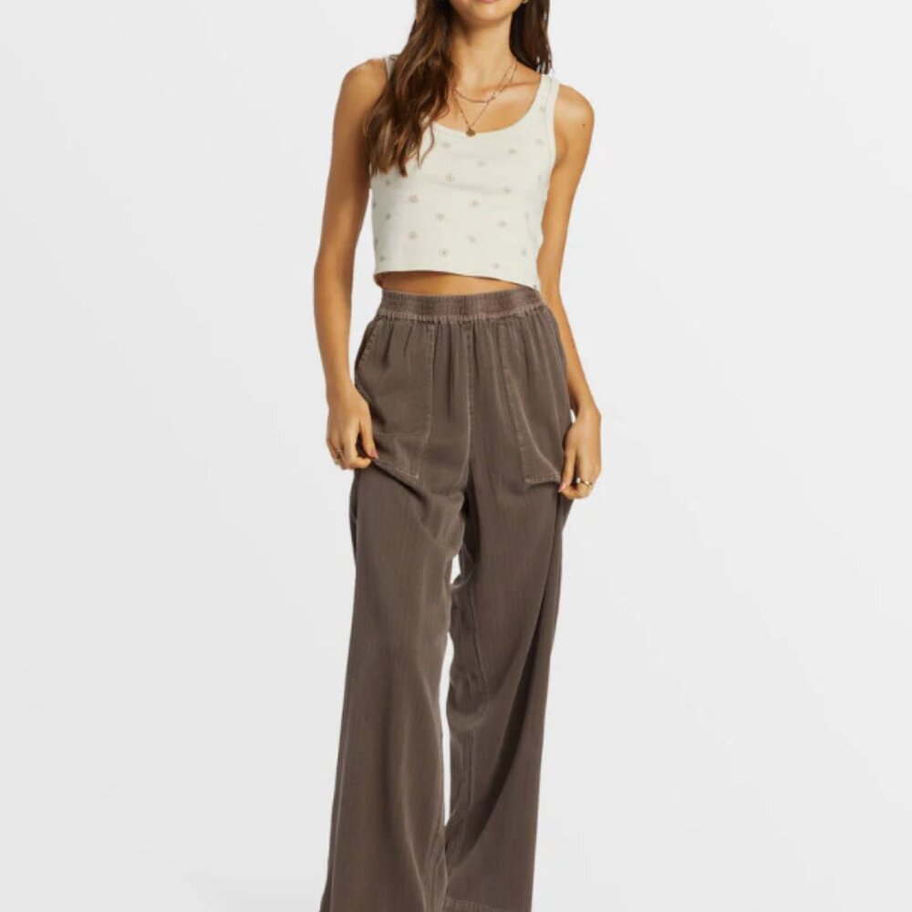 Billabong Free Time Relaxed Fit Pants - Kona Sz XL